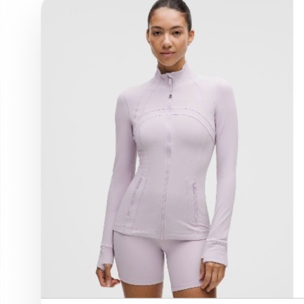 Lululemon Define Jacket Faint Lavender Nulu sz 6